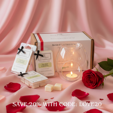 Gift Set - Burner & 3 Wax Melts (Myrrh & Tonka, Lime Basil & Mandarin, Peony & Blush Suede)