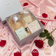 Gift Box - Diamond Candle, Burner & Wax Melts - Pearl Clear