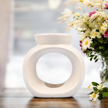 Wax Melt Burner - Solara Ceramic Burner White