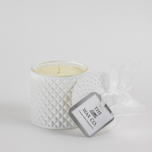 Candle - Diamond - Matte White - The Little Wax Company -  Handmade Wax Melts & Candles, Reed Diffusers & Room Sprays made with Soy Wax in Dublin, ireland