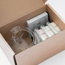 Gift Set Burner & 3 Wax Melts (Tranquility, Fresh Linen, Lemon & Lavender)