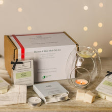 Gift Set - Burner & 3 Wax Melts (Myrrh & Tonka, Lime Basil & Mandarin, Peony & Blush Suede)