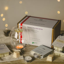 Gift Set Burner & 3 Wax Melts (Tranquility, Fresh Linen, Lemon & Lavender)