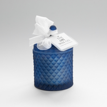 Candle - Diamond - Navy Blue - The Little Wax Company -  Handmade Wax Melts & Candles, Reed Diffusers & Room Sprays made with Soy Wax in Dublin, ireland