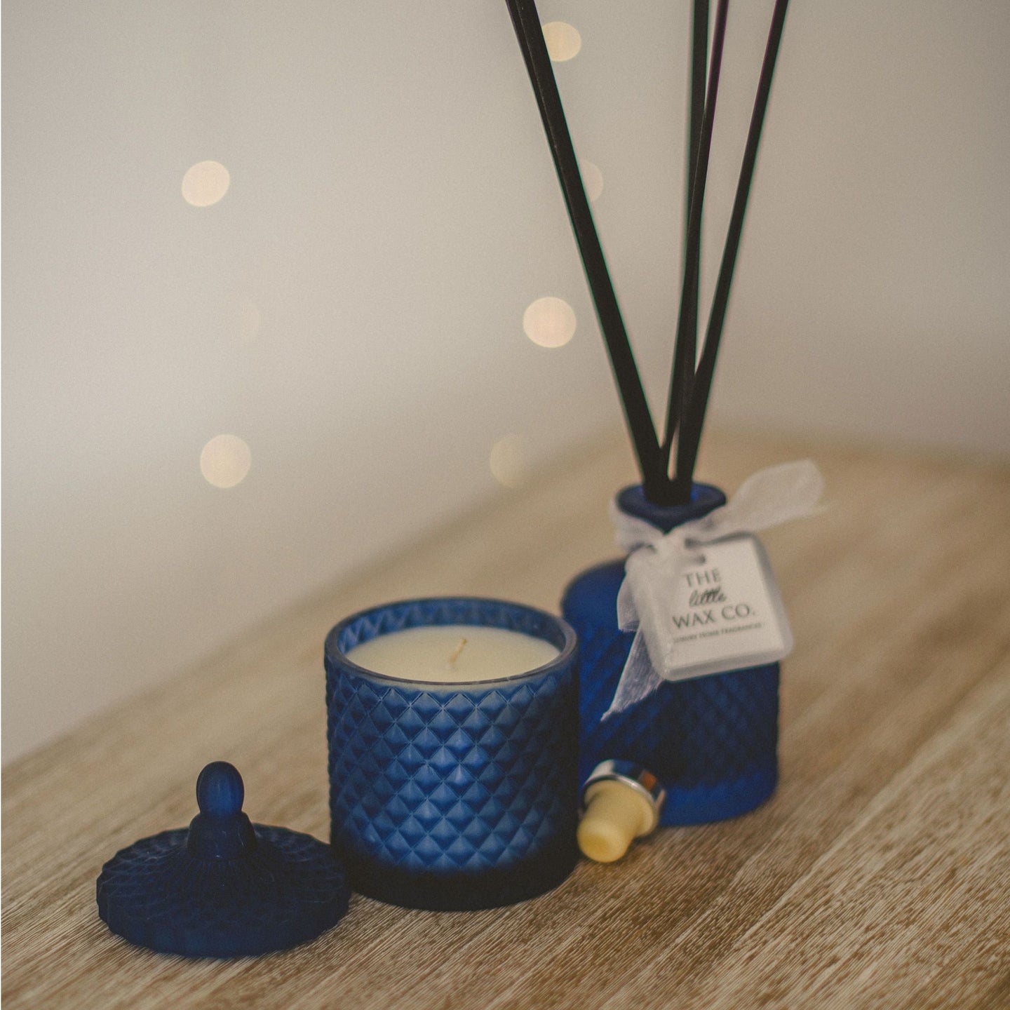 Reed Diffuser - Diamond - Navy Blue - 200 ml – The Little Wax Company